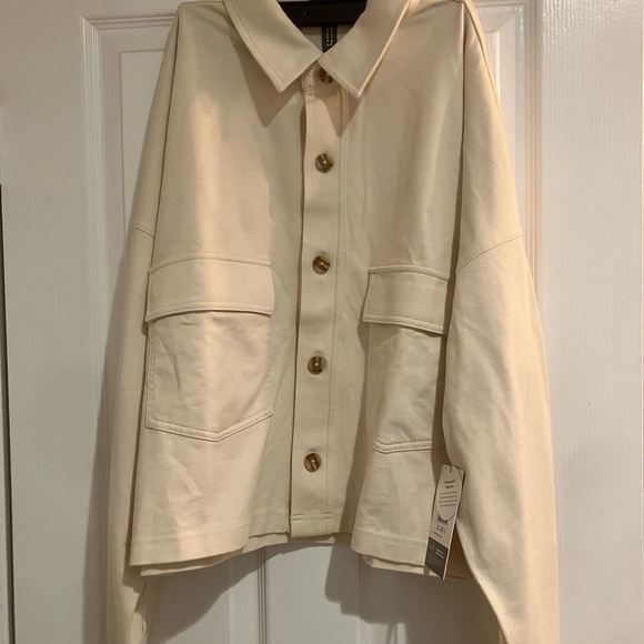 Vuori Mackenzie Cropped Shirt Jacket, Size XL - Picture 4 of 6